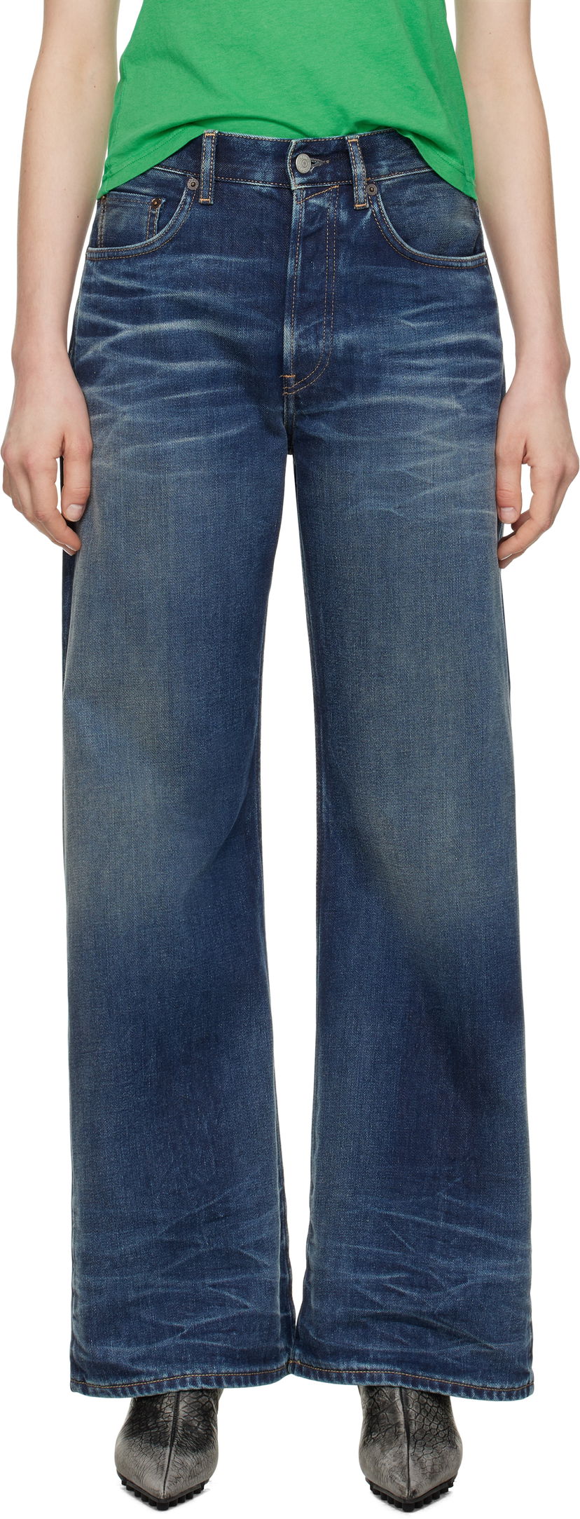 Jeans Acne Studios Acne Studios Loose Fit Jeans Sininen | A00520-
