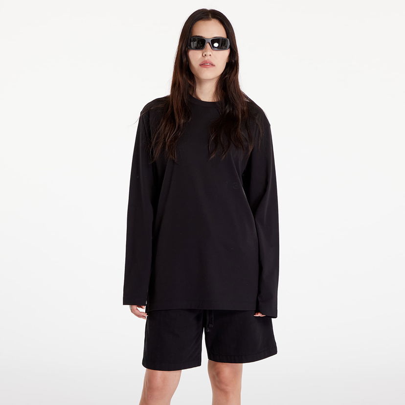 T-paita Y-3 Relaxed Long Sleeve Tee UNISEX Black Musta | IW0068