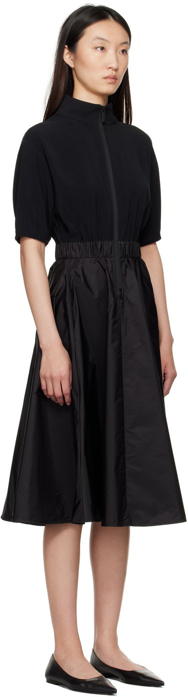 Mekko Moncler Moncler Taffeta Skirt Midi Dress Musta | K20932G00013596WF, 1