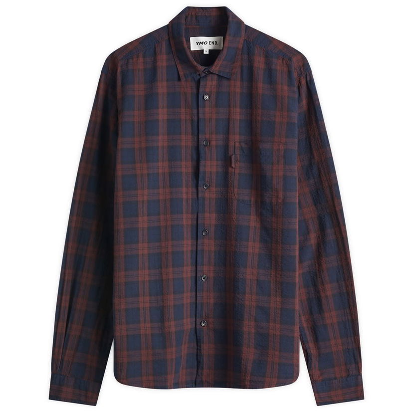 Paita YMC YMC Curtis Plaid Shirt Punainen | END-YMCCSSP-PLM
