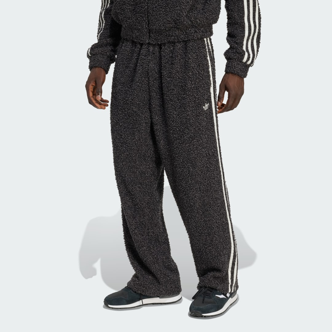 Verryttelyhousut adidas Performance Bouclé Firebird Track Pants Harmaa | KR5166, 0