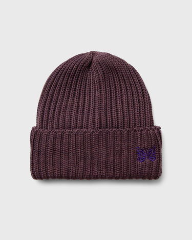 Pipo Needles Watch Cap Merino Wool Beanie Violetti | PU063-B-PLUM, 0