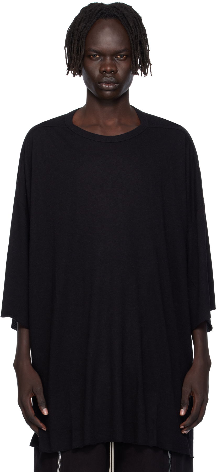 T-paita Rick Owens Rick Owens Concordians Tommy T-Shirt Musta | RU02E1283 JR