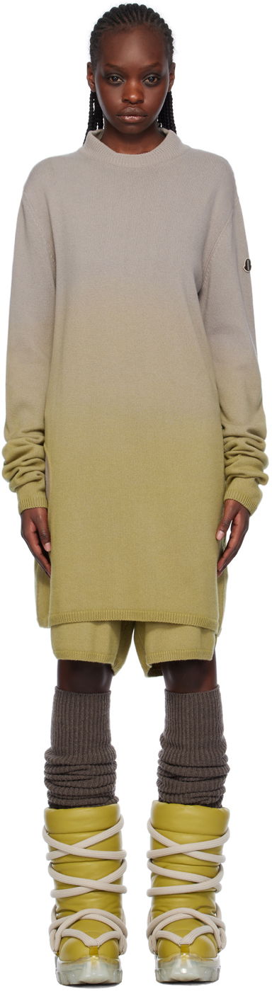 Villapaita Rick Owens Moncler x Sweater Vihreä | MU02C9G01 M3746