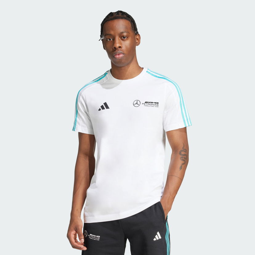 T-paita adidas Performance Mercedes - AMG Petronas Formula One Team DNA T-Shirt Valkoinen | JV5457
