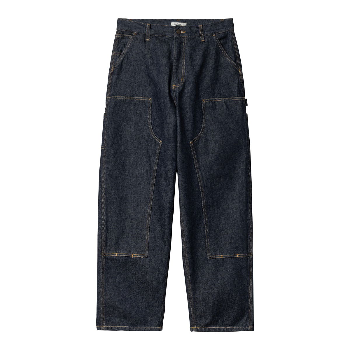 Jeans Carhartt WIP Double Knee Denim Pants Sininen | I034635_5, 1