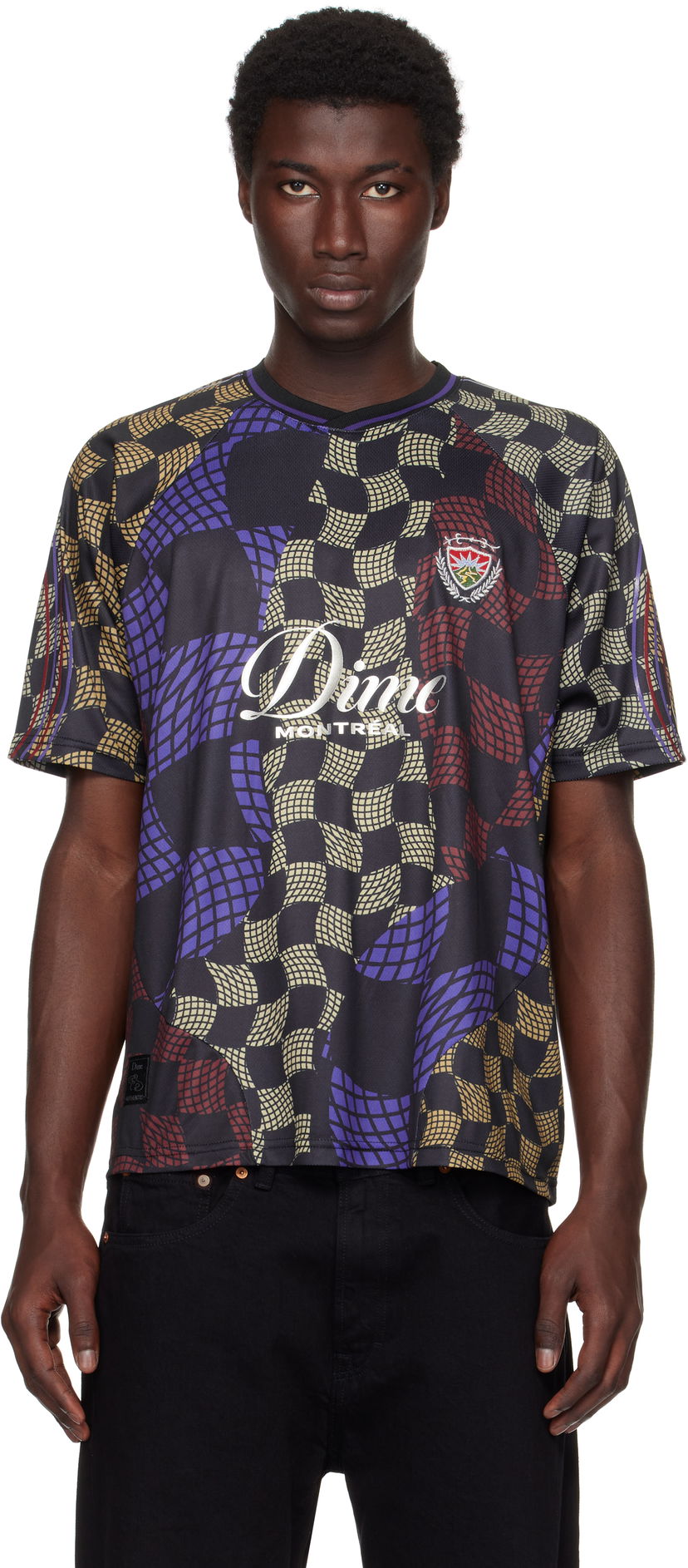Jersey Dime Dime Checkered Home Jersey Musta | DIMESU254MUL