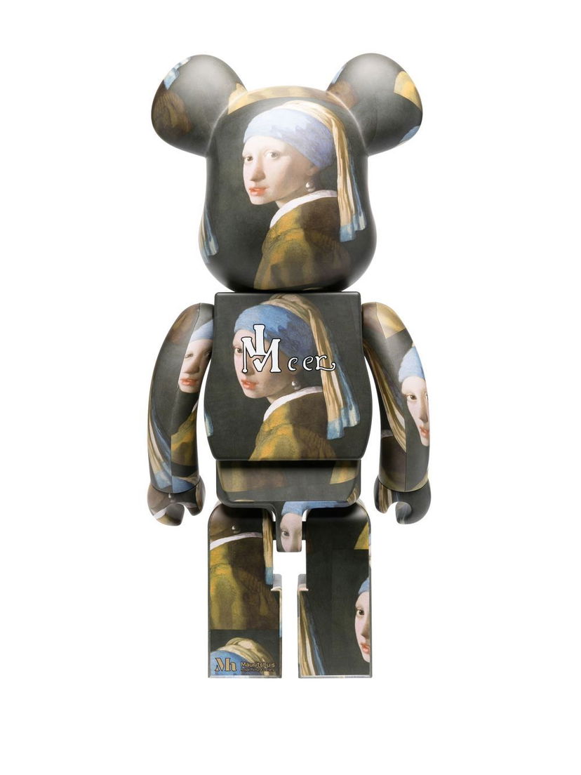 Keräilykelpoinen Medicom Toy 1000% Johannes Vermeer Girl BE@RBRICK - Black Harmaa | 1000VERMEER18795826