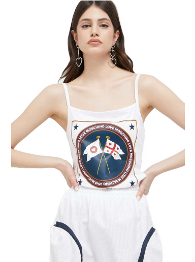 Tankkitoppi Moschino Love Tank Top Valkoinen | W.4.H89.01.E.1951