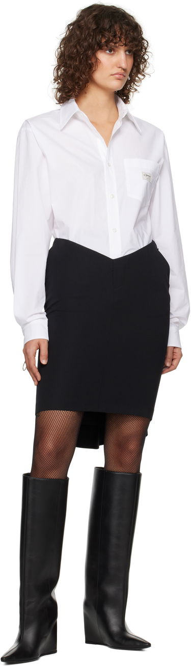 Paita Coperni Poplin Shirt Bodysuit Valkoinen | COPCH45F2010, 4