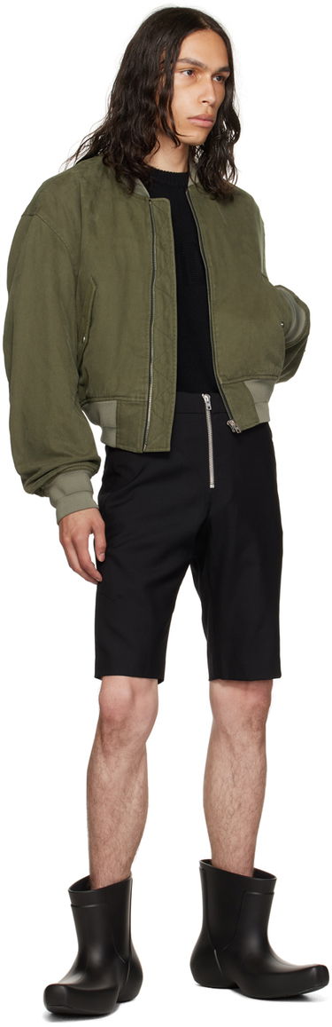 Villapaita We11done We11done Square Patch Sweater Musta | WD-KT3-23-643-U-BK, 3