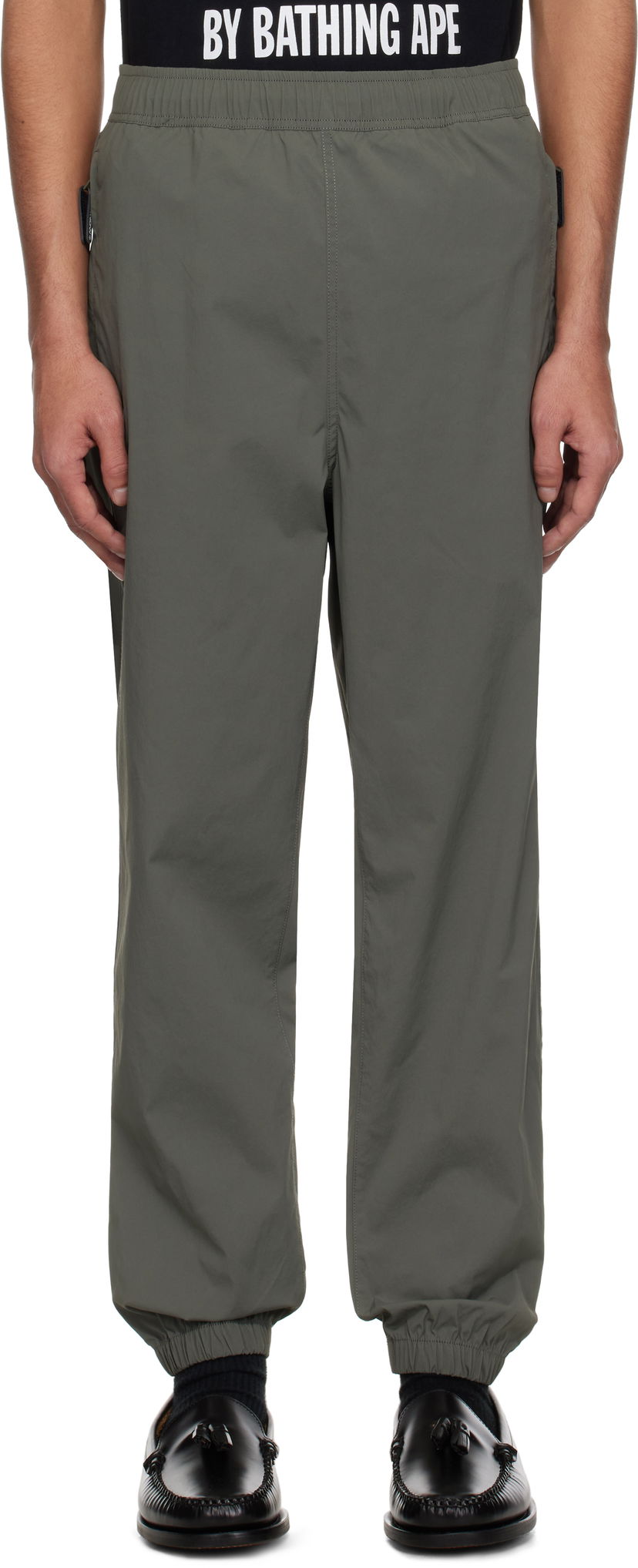 Verryttelyhousut AAPE by A Bathing Ape AAPE by A Bathing Ape 'AAPE Now' Woven Sweatpants Vihreä | AAPPTMB664XXOKHE