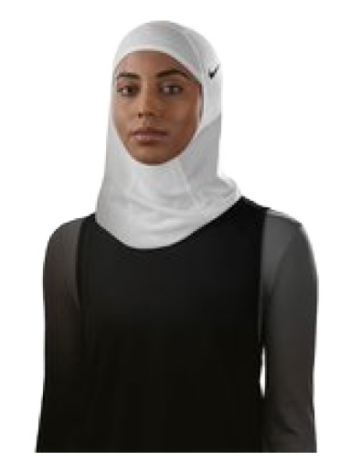 Lakit ja hatut Nike Pro Hijab 2.0 Valkoinen | 9320-13-wht