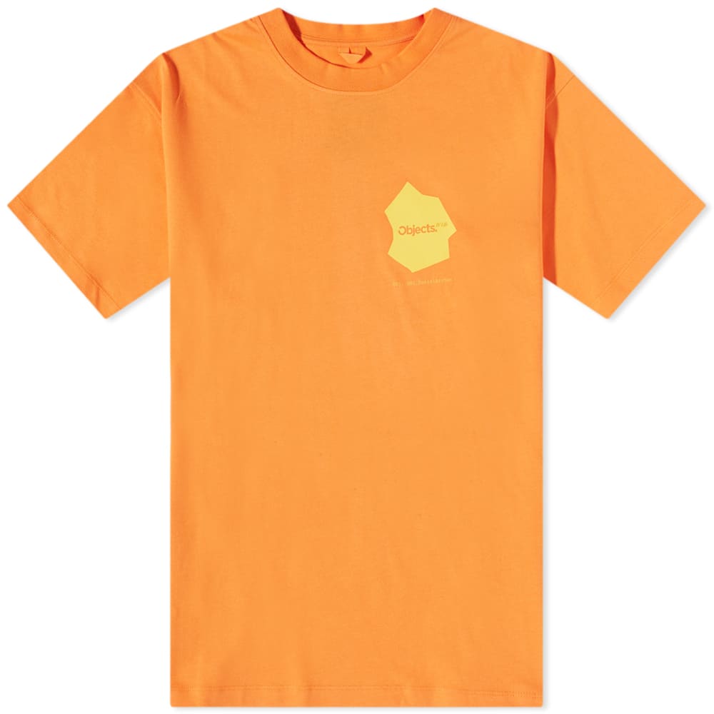 T-paita Objects IV Life Continuity Print Tee Oranssi | OBJ-001-109-21, 0