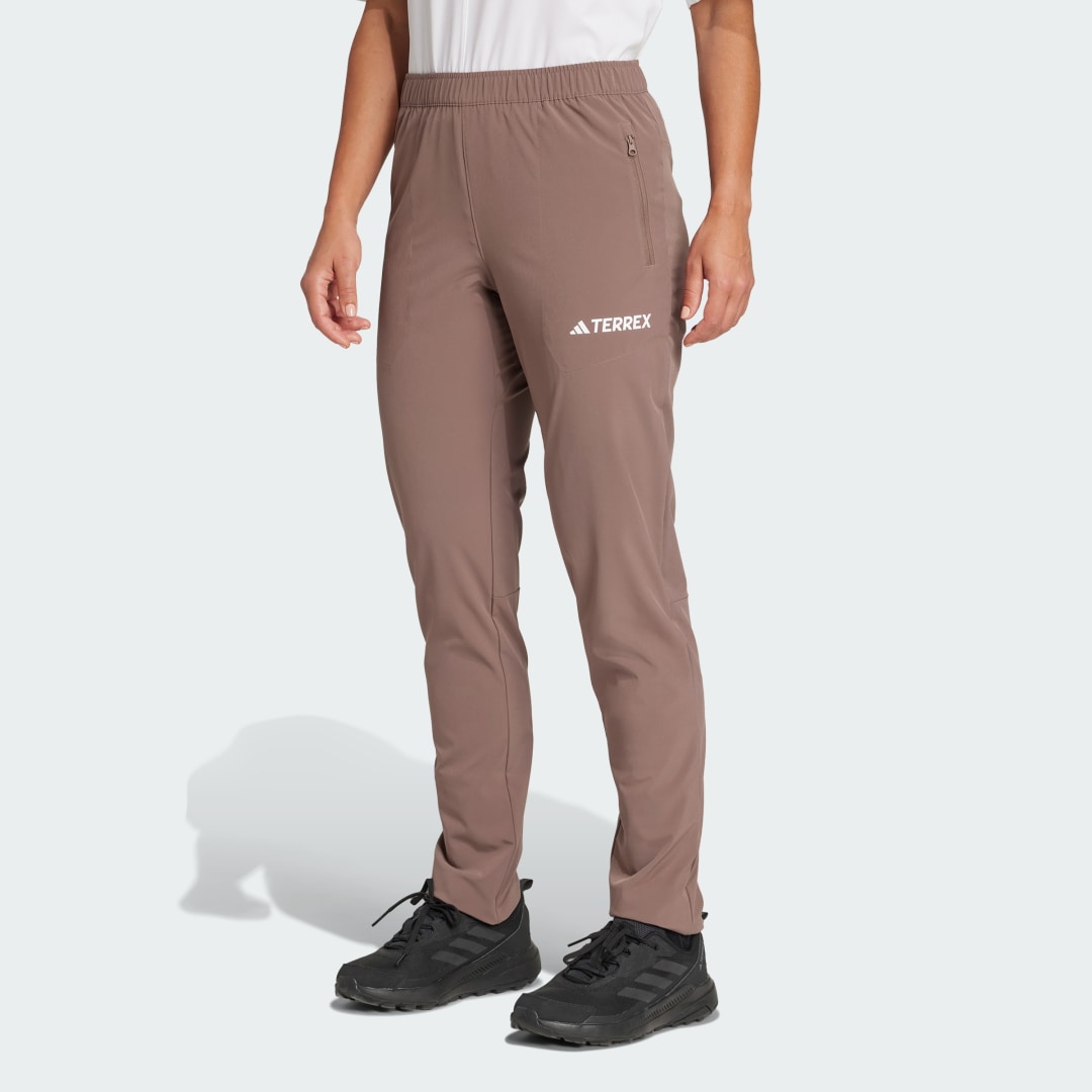 Housut adidas Performance Multi Essentials Stretch Hiking Pants Ruskea | JM3132, 0