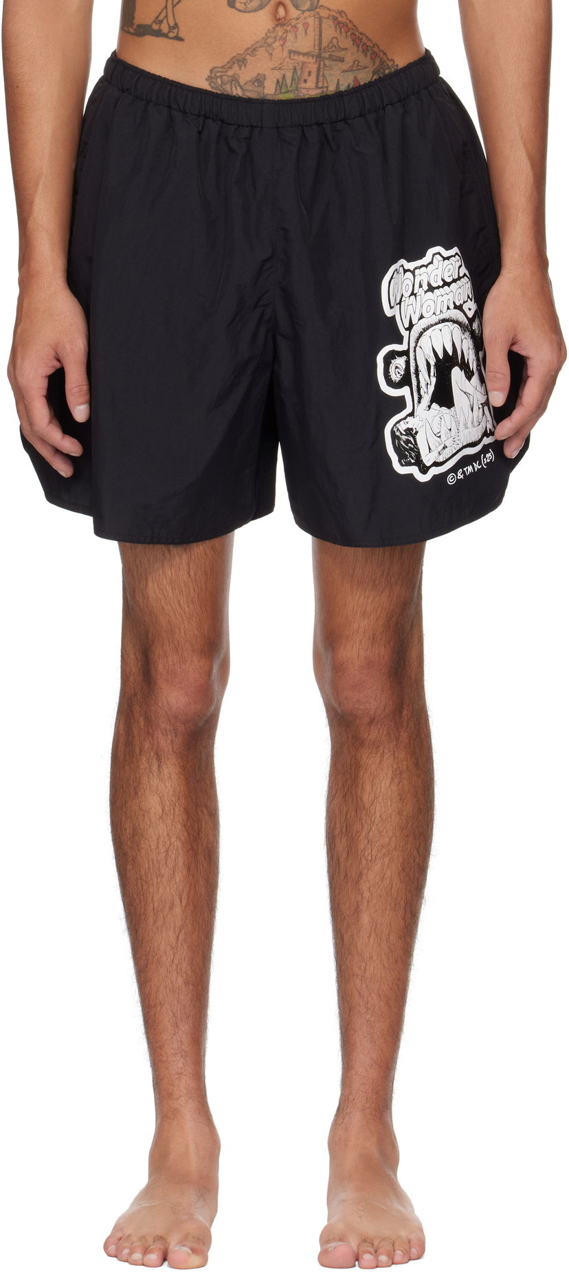 Uimapuvut Acne Studios Wonder Woman Swim Shorts Musta | BJ0026-