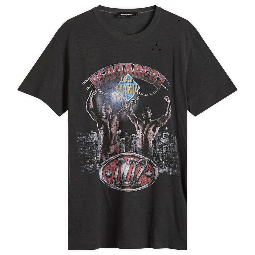 T-paita DSQUARED2 Dsquared2 Cigarette Fit T-Shirt, Size Large Musta | S71GD1530-S22146-814