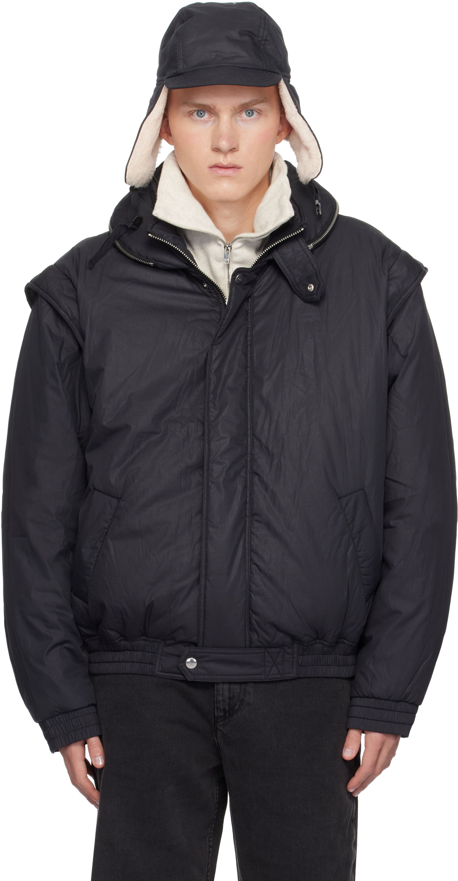 Puffer takki ISABEL MARANT Isabel Marant Kasim Puffer Jacket Musta | VE0404HA-B3C03H, 0
