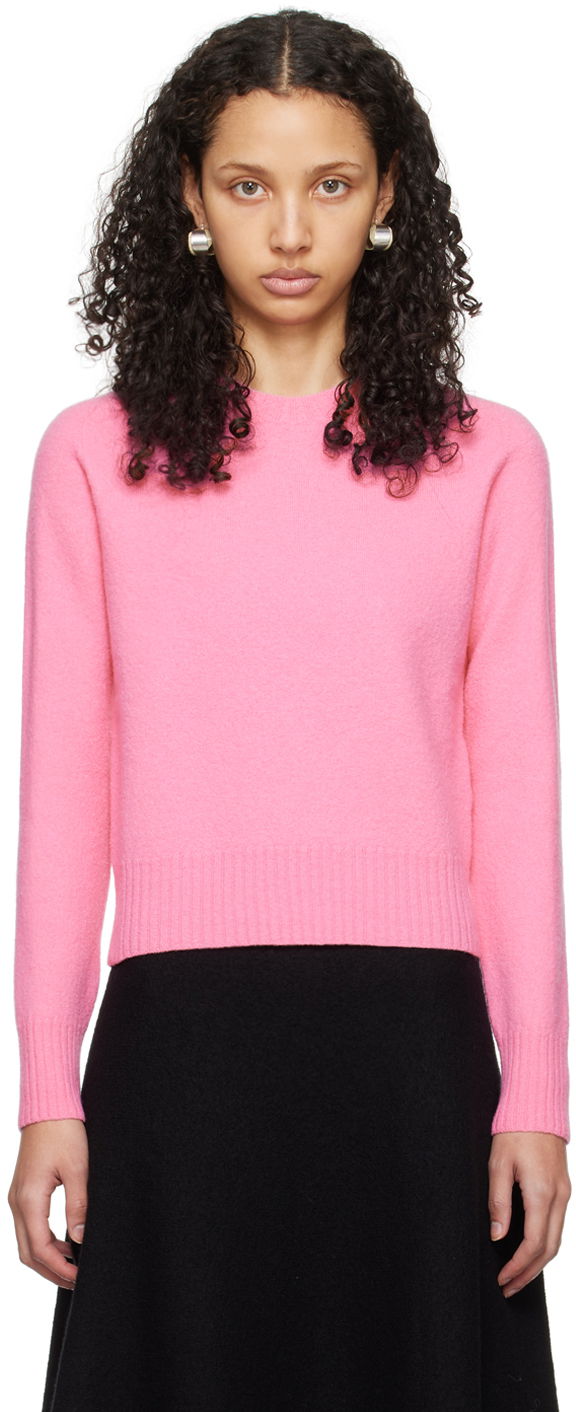 Villapaita Jil Sander Relaxed-Fit Sweater Vaaleanpunainen | J01GP0103_J14603