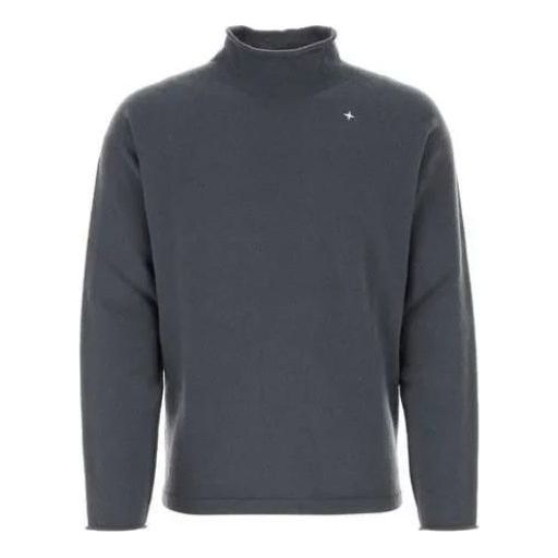 Villapaita Stone Island Stone Island Wool-Blend Turtleneck Jumper Harmaa | 7915549GA-V0062, 0