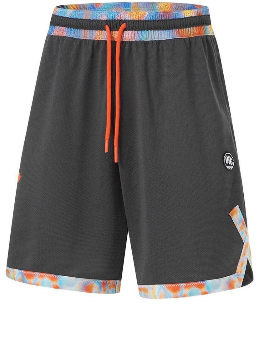 Shortsit Li-Ning BadFive Graphic Basketball Shorts Musta | AAPU111-2