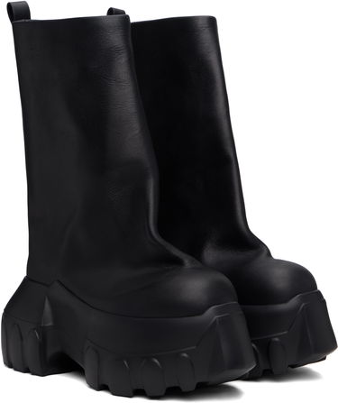 Tennarit ja kengät Rick Owens Rick Owens Hollywood Flared Mega Tractor Boots Musta | RR01E5864 LCH, 3