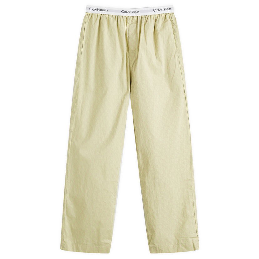 Pyjama CALVIN KLEIN Calvin Klein Sleep Pants Monogram Large Vihreä | LV00NM2830VRK