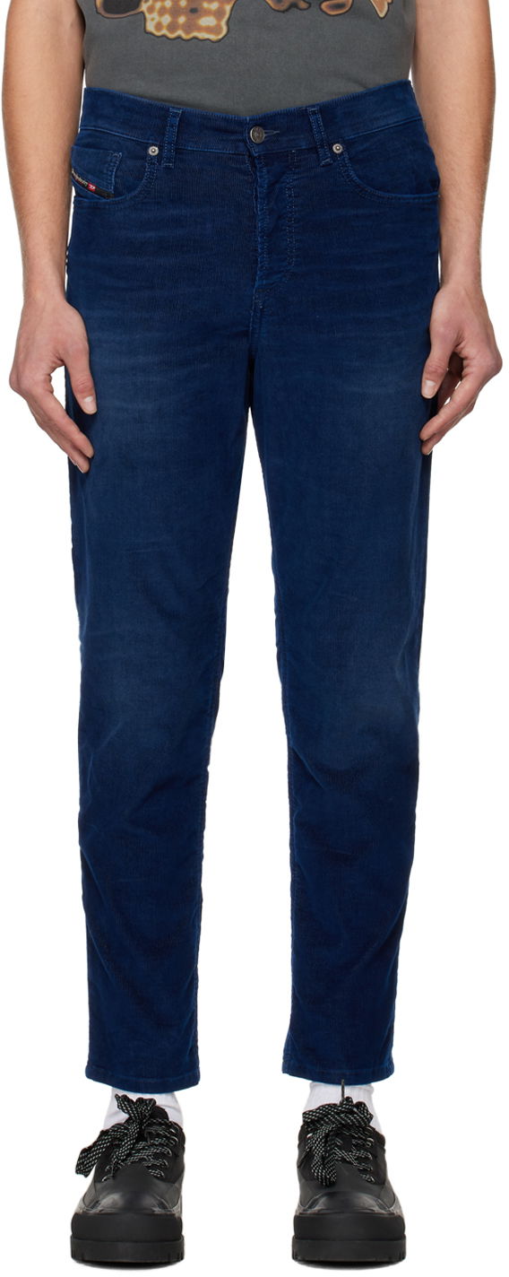 Jeans Diesel Corduroy Slim Jeans Sininen | A03571068BV