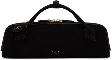 Käsilaukku Alaïa 'Le Teckel' Suede Top Handle Bag Musta | AA1S06026CA328, 0