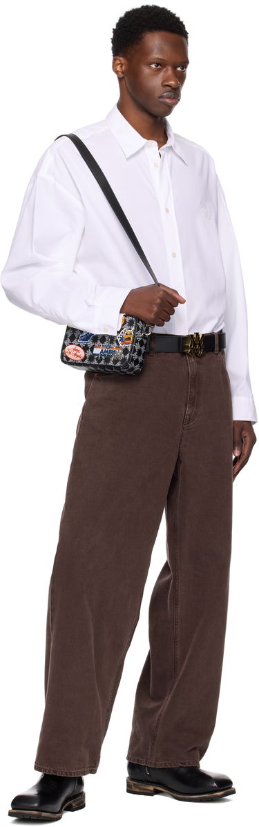 Olkalaukku AMIRI AMIRI Station Patch Camera Bag Musta | AMBGCM1025, 3