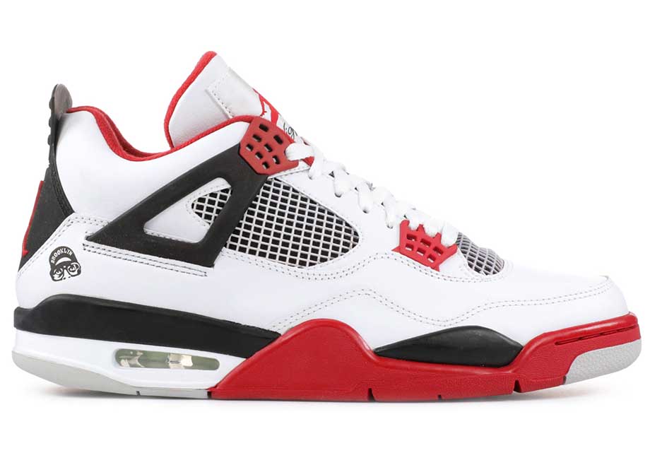 Tennarit ja kengät Jordan Air Jordan 4 Retro Fire Red Mars Blackmon Valkoinen | 308497-162, 0