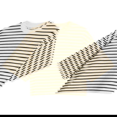 Crop top Anine Bing Anine Bing Myers Cropped Striped Tee Beige | A-08-11431-MTL69, 0