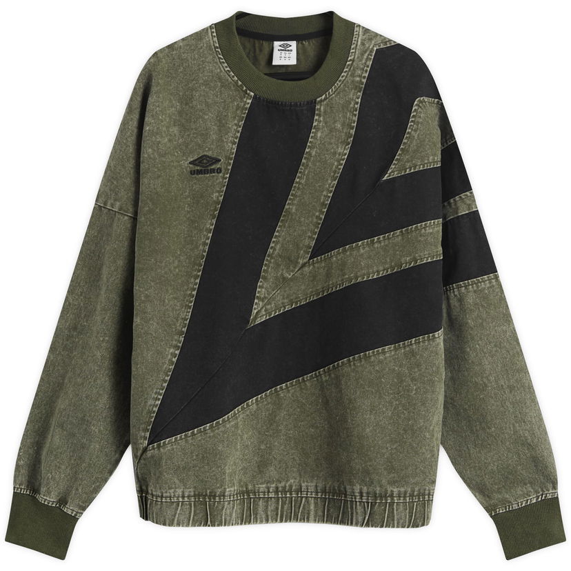 Huppari Umbro Washed Diamond Drill Sweatshirt Vihreä | 66640U-NC5