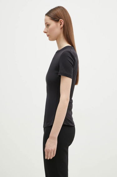 T-paita Samsoe Samsoe Samsoe Samsoe Saevelyn Fitted T-Shirt Musta | F24400022, 1