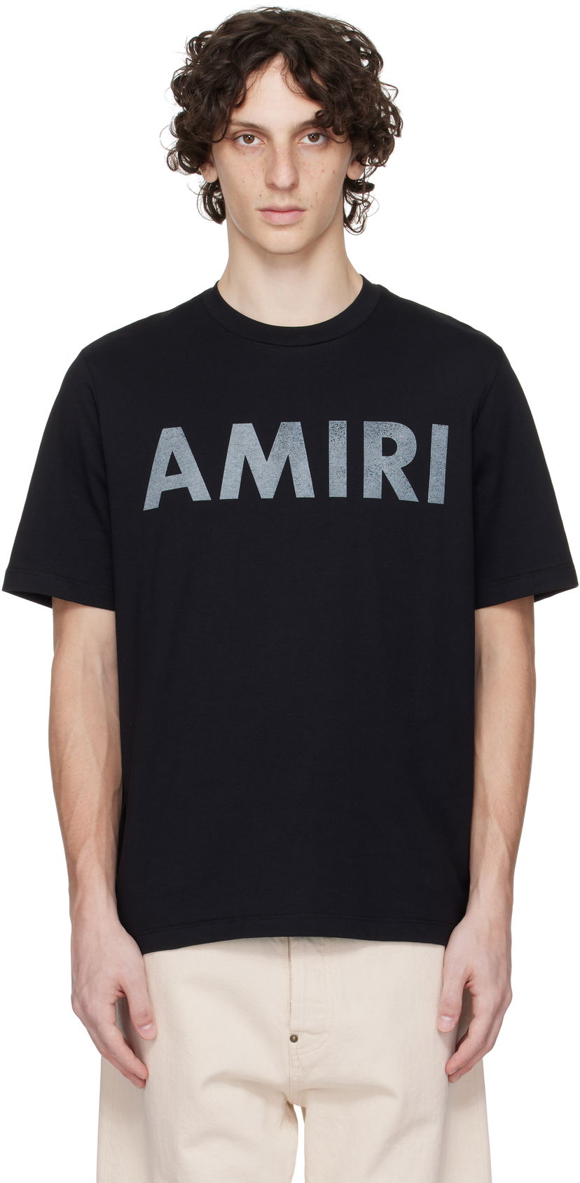 T-paita AMIRI Amiri Stencil T-Shirt Musta | AMJYTE1214