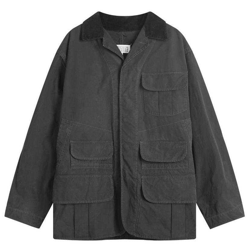 Takki Maison Margiela Hunting Jacket Musta | S50AM0627-M35208-900