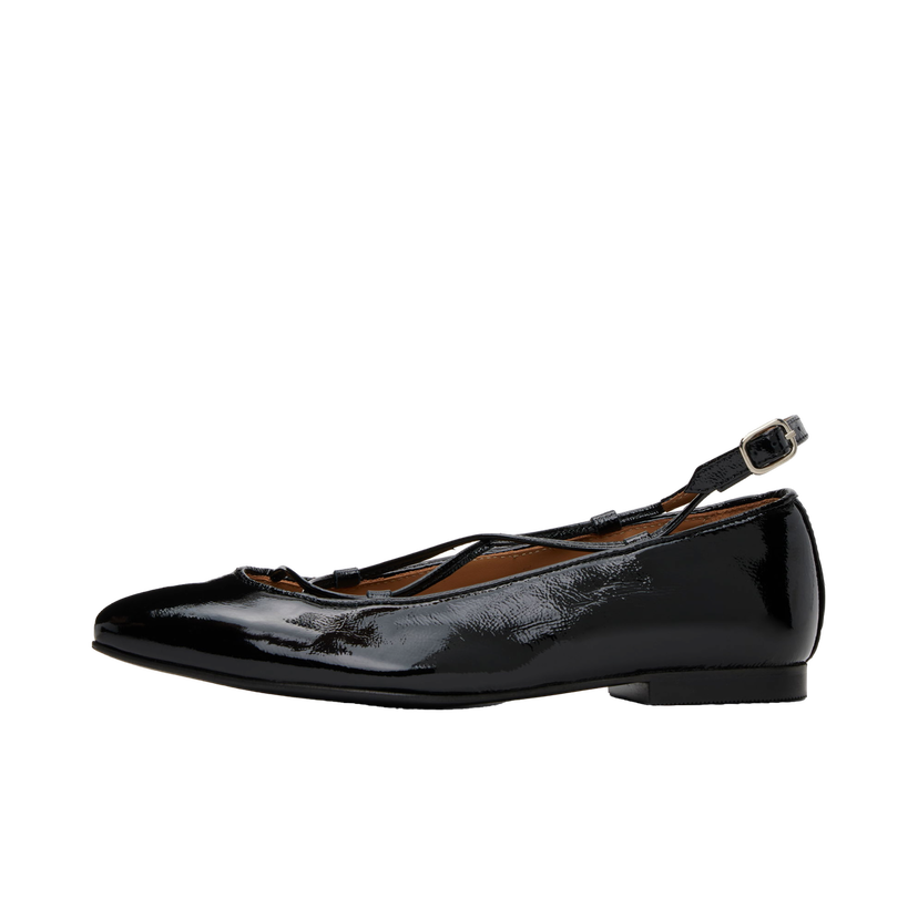 Tennarit ja kengät A.P.C. Lace-Up Ballerina Flats Musta | PXCAI-F53309