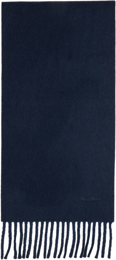 Huivi Max Mara Scilli Fringed Scarf Tummansininen | 2524546052600, 0