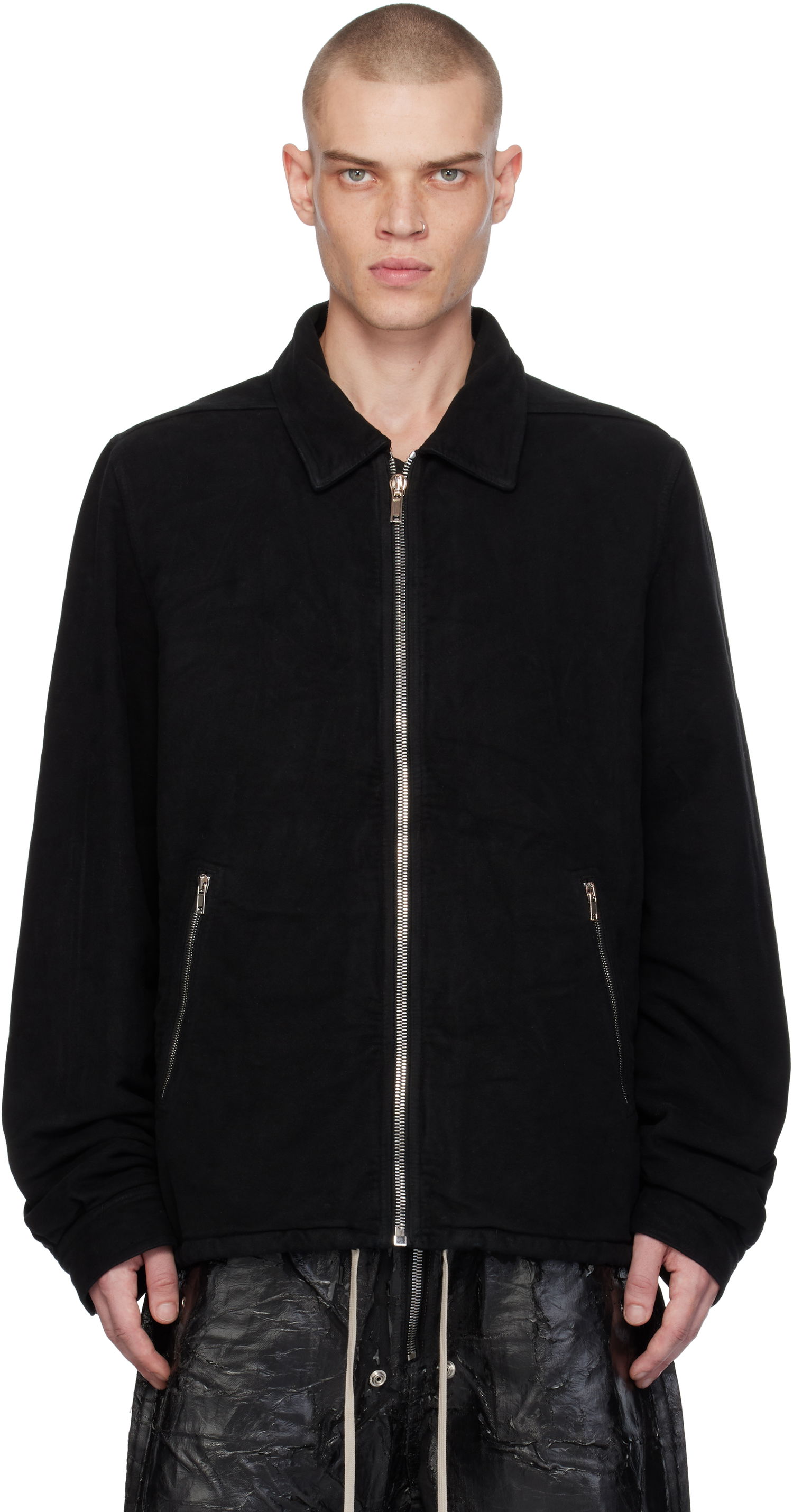 Takki Rick Owens Zipfront Jacket Musta | DU02D2783 MO, 0
