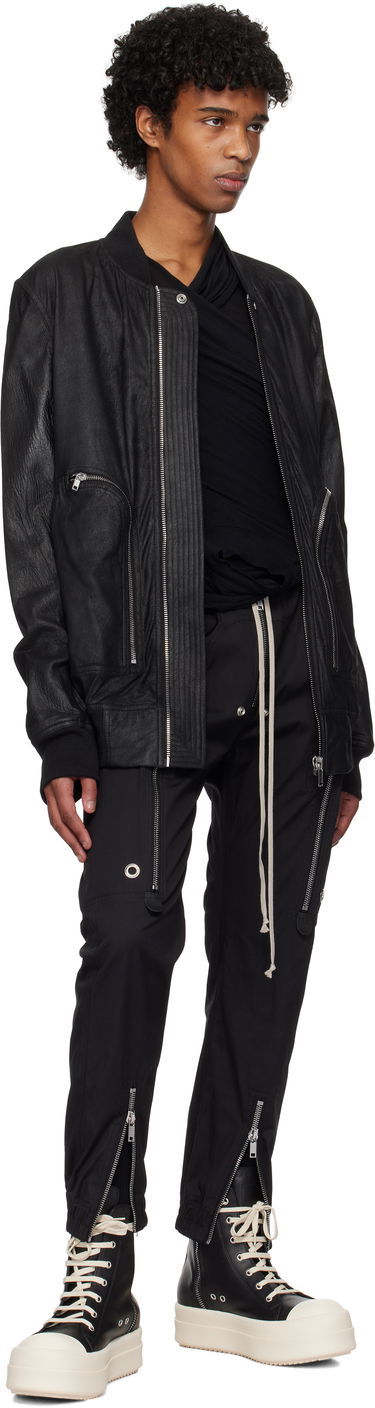 Cargo housut Rick Owens Rick Owens Hollywood Bauhaus Cargo Pants Musta | RU01E5377 TE, 3