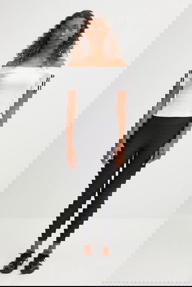 T-paita adidas Performance Adicolor Bandeau Off-The-Shoulder Tee Valkoinen | JV9741, 4