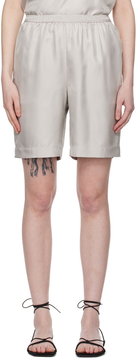 Shortsit Loulou de Saison Loulou de Saison Zinia Shorts Harmaa | ZINIA