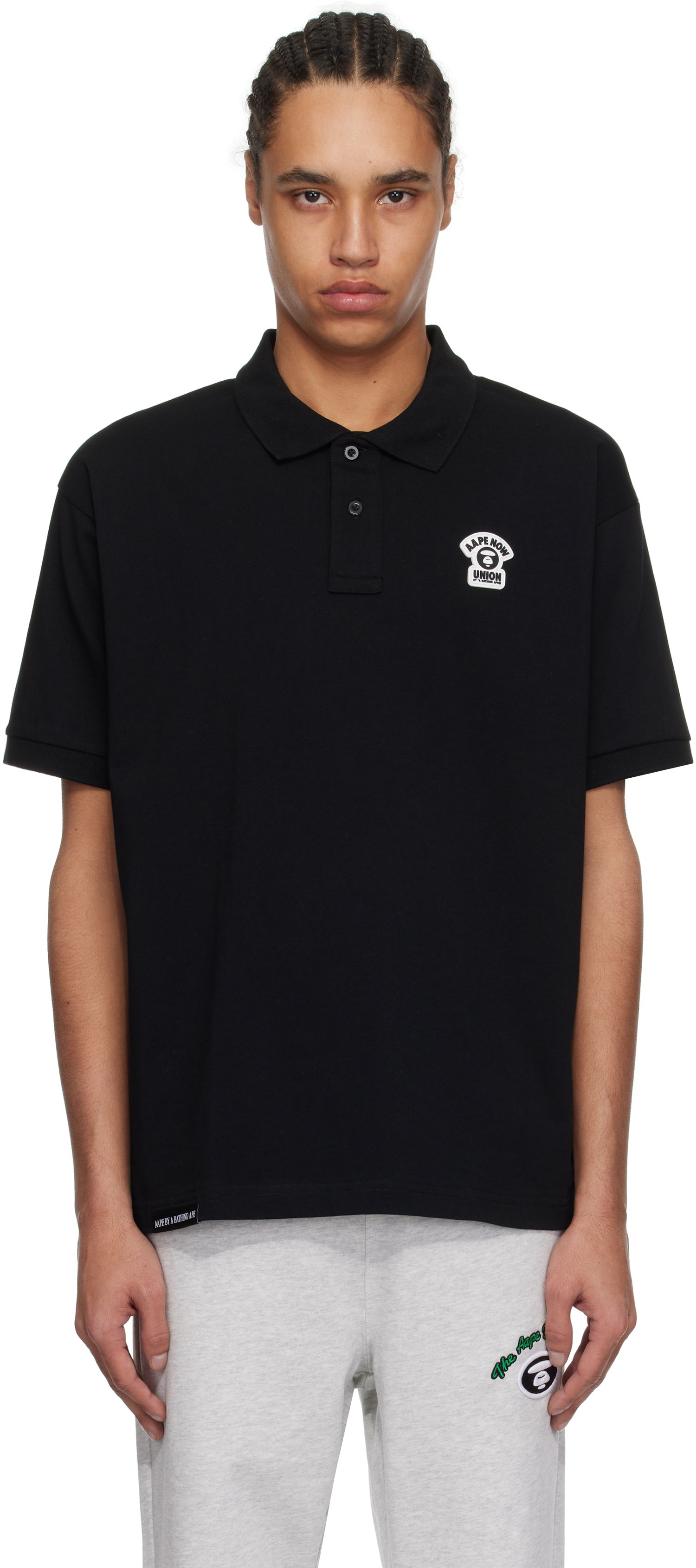 Poolopaita AAPE by A Bathing Ape AAPE by A Bathing Ape Main Polo Musta | AAPPOM1662XXNBKX, 0