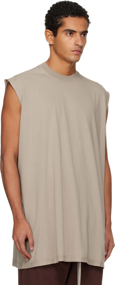 Tankkitoppi Rick Owens DRKSHDW Concordians Tarp Sleeveless T-shirt Beige | DU02E7158 RN, 1