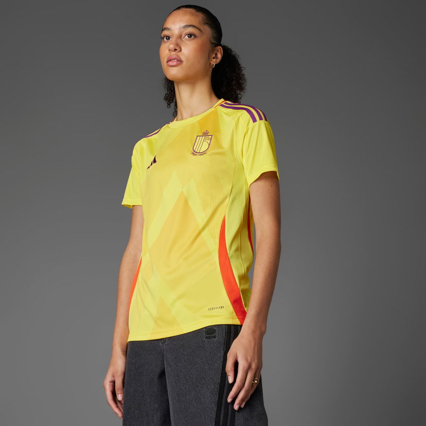 Jersey adidas Performance Belgium 25 Women's Away Jersey Keltainen | JD7436