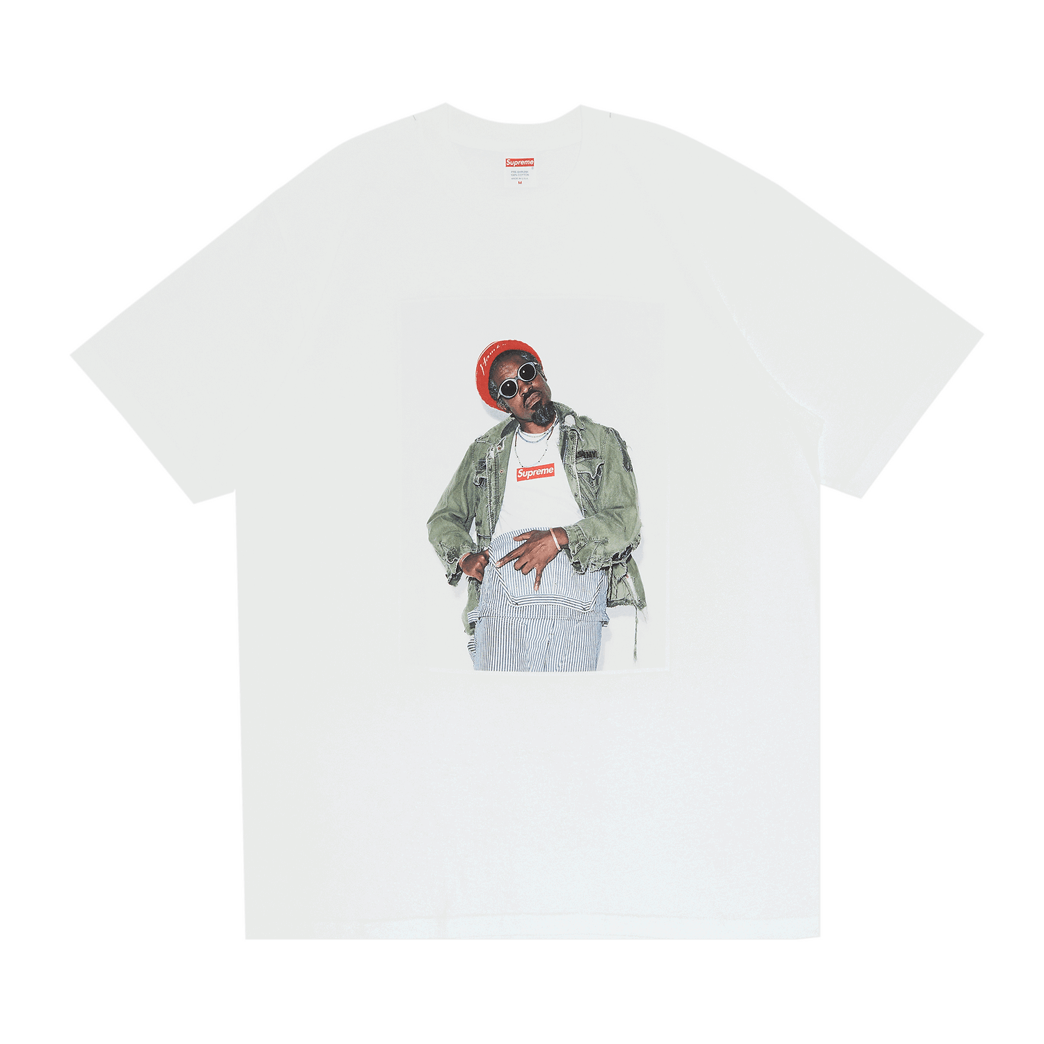 T-paita Supreme André 3000 Tee Valkoinen | FW22T51 WHITE, 0