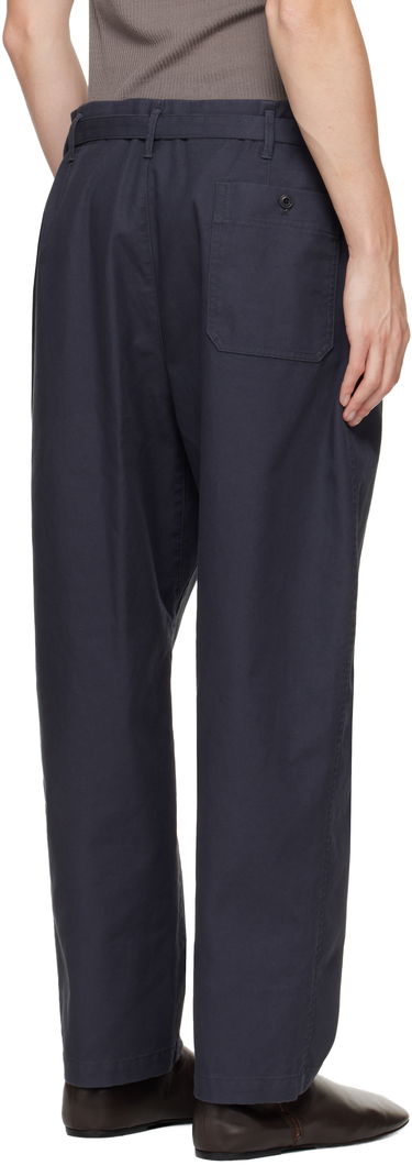 Housut LEMAIRE LEMAIRE Carrot Pants Tummansininen | PA1254 LF1452, 2