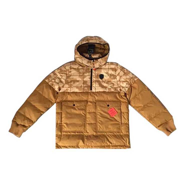 Parka Nike LeBron Hybrid Half Pull Chain Warm Down Jacket Ruskea | AT3905-790