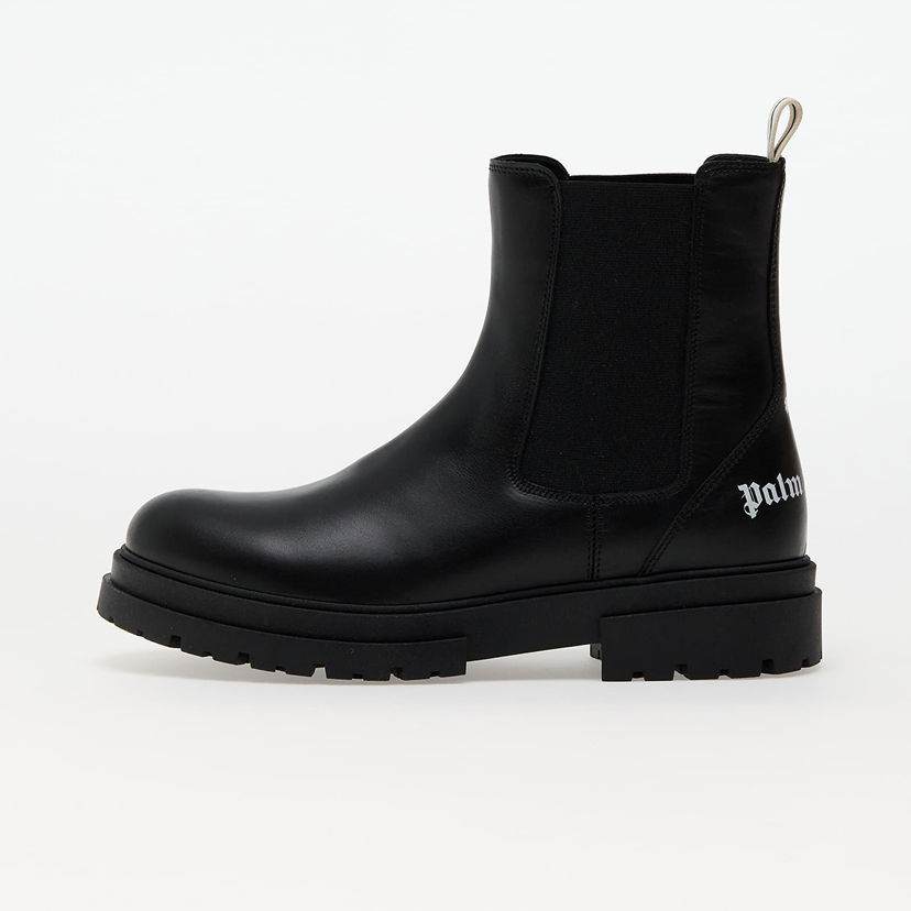 Tennarit ja kengät Palm Angels Pa Chelsea Boot Black White Musta | PBID001F24LEA0011001