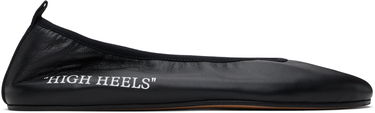 Vaatteet Off-White Off-White 'High Heel' Ballerina Flats Musta | OWIK003C99LEA0021001, 0